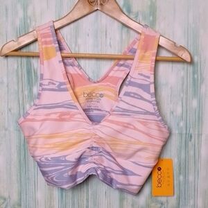 Becco Sports Bra Medium Marbled Pastels